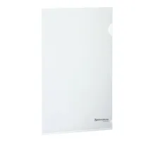 Папка-уголок плотная BRAUBERG SUPER, 0,18 мм, прозрачная, 270478