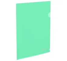 Папка-уголок жесткая, непрозрачная, А4, цвет мятный, 0,15 мм, BRAUBERG PASTEL, 272892