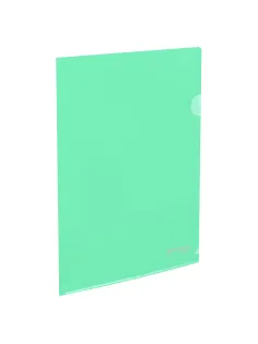 Папка-уголок жесткая, непрозрачная, А4, цвет мятный, 0,15 мм, BRAUBERG PASTEL, 272892