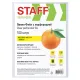 Папки-файлы перфорированные А4 STAFF ЭКОНОМ, КОМПЛЕКТ 100 шт., матовые, 35 мкм, 273004