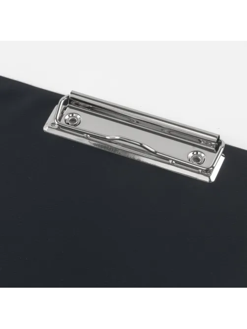 Папка-планшет BRAUBERG, А4 (340х240 мм), с прижимом и крышкой, картон/ПВХ, РОССИЯ, черная, 221488