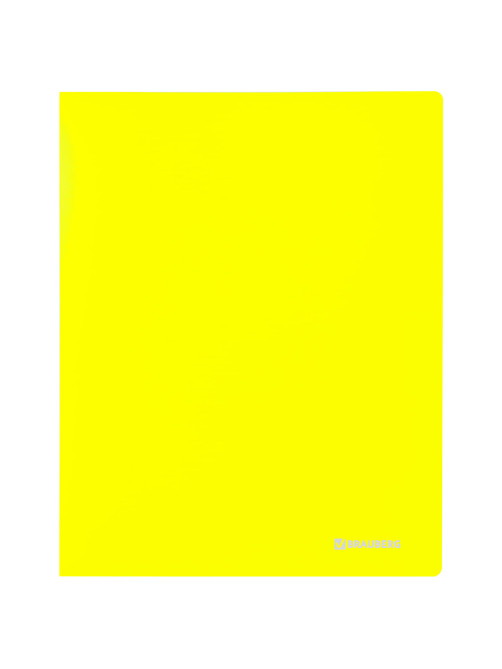 Папка с металлическим скоросшивателем и внутренним карманом BRAUBERG 