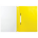 Скоросшиватель пластиковый с перфорацией BRAUBERG, А4, 140/180 мкм, желтый, 226587