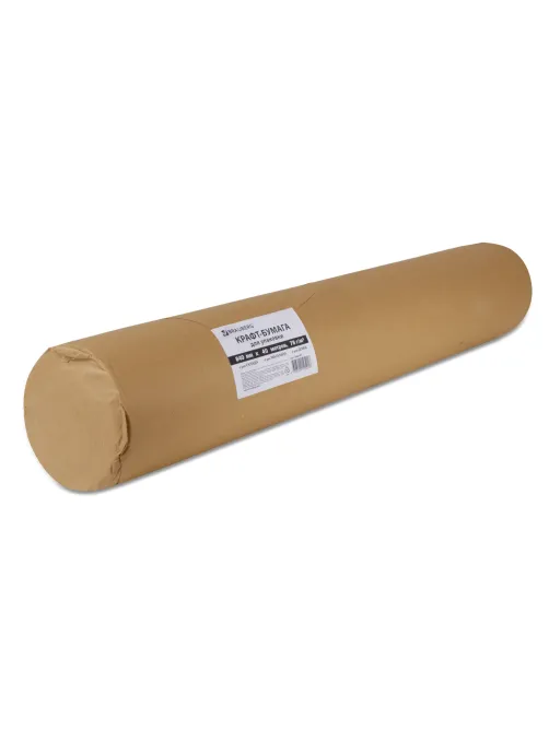 Крафт-бумага в рулоне, 840 мм x 40 м, плотность 78 г/м2, Марка А (Коммунар), BRAUBERG, 440146
