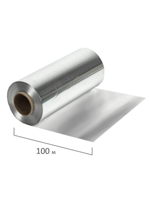 Фольга для косметологии 100 м х 12 см, 16 микрон, ЧИСТОВЬЕ, 600-188