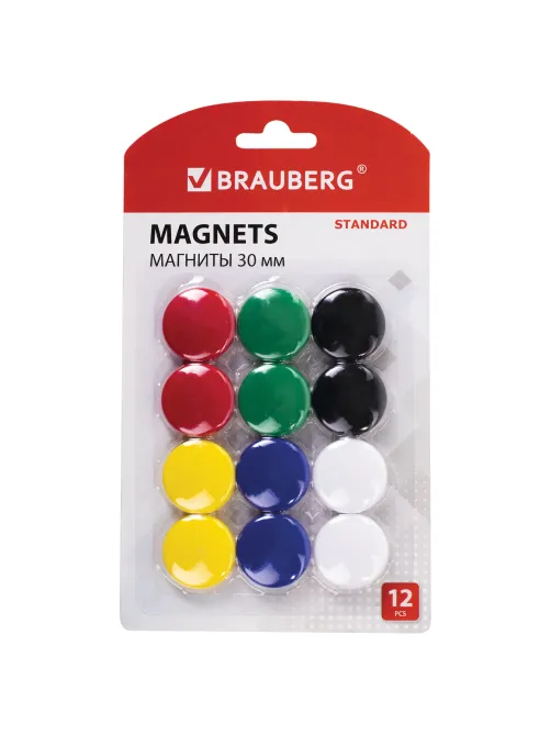 Магниты BRAUBERG 