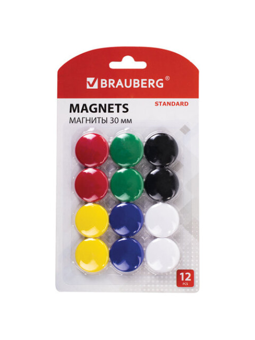 Магниты BRAUBERG 