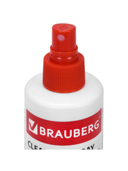 Чистящая жидкость-спрей для маркерных досок BRAUBERG, 250 мл, 510119