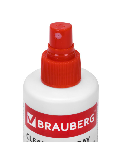 Чистящая жидкость-спрей для маркерных досок BRAUBERG, 250 мл, 510119