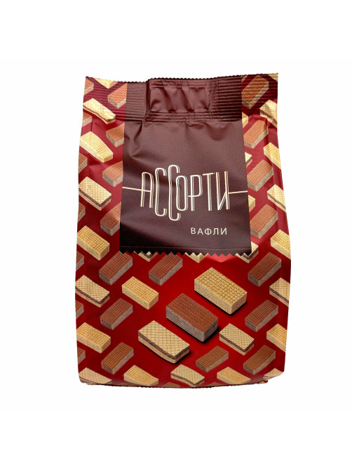 Вафли CONFASHION, ассорти вкусов: крем-брюле, кофе с молоком, халва, 250 г, УТ-00031159
