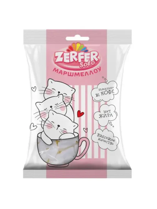 Маршмеллоу со сливочным вкусом ZERFER 65 г, РРМ817