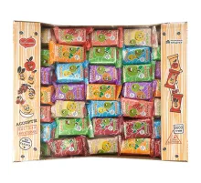 Пастила ПАСТИЛУШКА ассорти, натуральная, фруктовая, БЕЗ САХАРА, 2 кг, коробка с окном