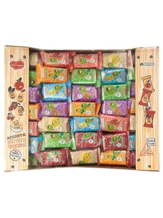 Пастила ПАСТИЛУШКА ассорти, натуральная, фруктовая, БЕЗ САХАРА, 2 кг, коробка с окном