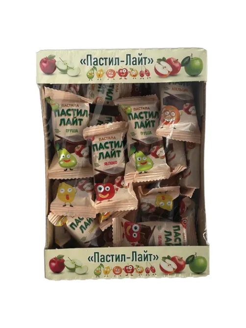 Пастила фруктовая Пастил-Лайт, ассорти вкусов, без добавления сахара, 500 г, УТ-00002476
