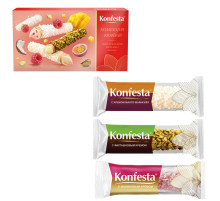 Конфеты глазированные KONFESTA, ассорти вкусов с манго, малиной, фисташкой, 150 г