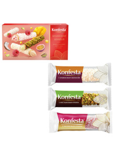 Конфеты глазированные KONFESTA, ассорти вкусов с манго, малиной, фисташкой, 150 г
