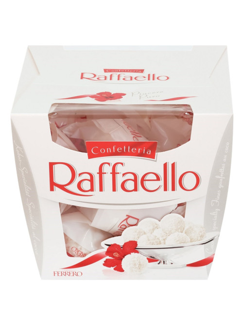 Конфеты RAFFAELLO с цельным миндальным орехом в кокосовой обсыпке, 150 г, 77070983