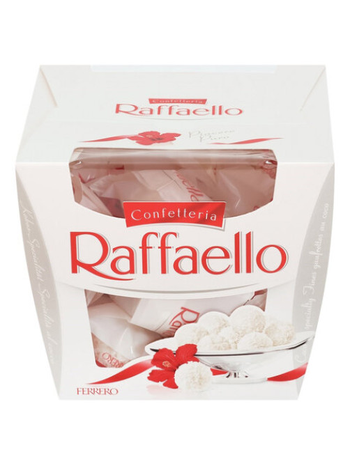 Конфеты RAFFAELLO с цельным миндальным орехом в кокосовой обсыпке, 150 г, 77070983