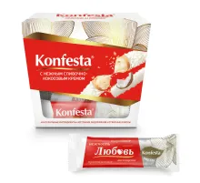 Конфеты KONFESTA со сливочно-кокосовым кремом, вафельные, 150 г
