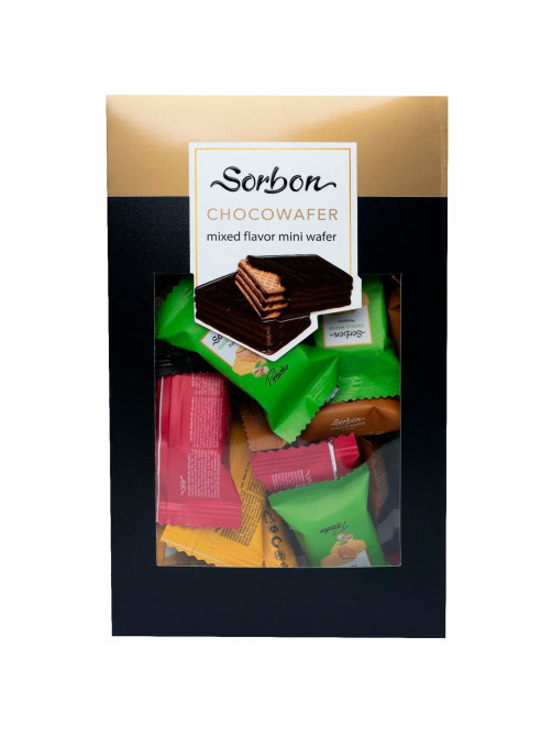 Конфеты мини-вафли в индивидуальной упаковке SORBON 