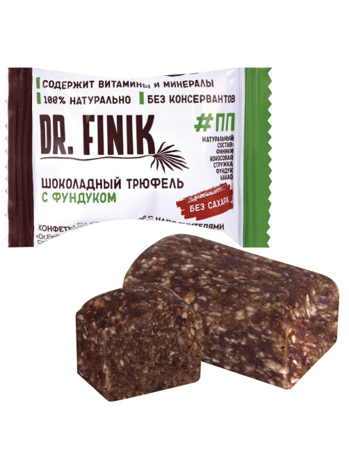Конфеты финиковые DR.FINIK ассорти (фундук, миндаль, грецкий орех, кунжут), без сахара, 1000 г