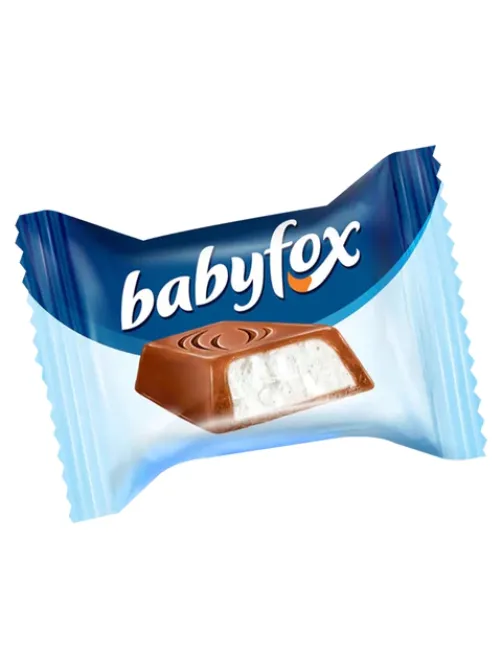 Конфеты шоколадные мини BABYFOX c молочной начинкой, 500 г, УК803