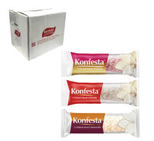 Конфеты глазированные KONFESTA ассорти (кокос, малина, манго-маракуйя), 1100 г