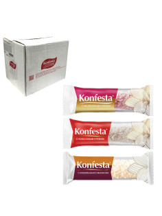Конфеты глазированные KONFESTA ассорти (кокос, малина, манго-маракуйя), 1100 г