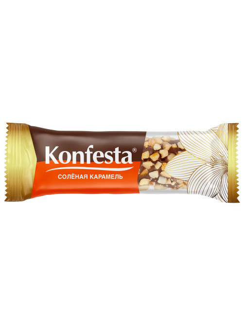 Конфеты KONFESTA ассорти (соленая карамель, шоколадно-ореховая, орехово-сливочная), 1100 г