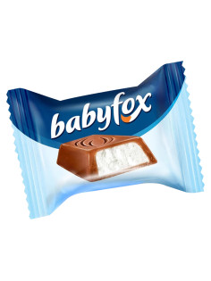 Конфеты шоколадные мини BABYFOX c молочной начинкой, 500 г, УК803