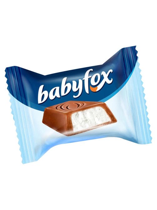Конфеты шоколадные мини BABYFOX c молочной начинкой, 500 г, УК803