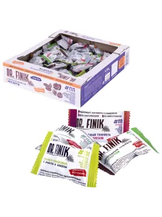 Конфеты финиковые DR.FINIK ассорти (фундук, миндаль, грецкий орех, кунжут), без сахара, 1000 г