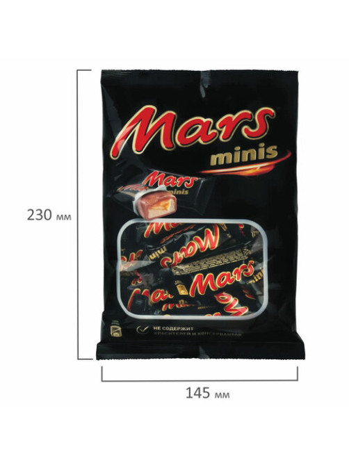Батончики шоколадные мини MARS 