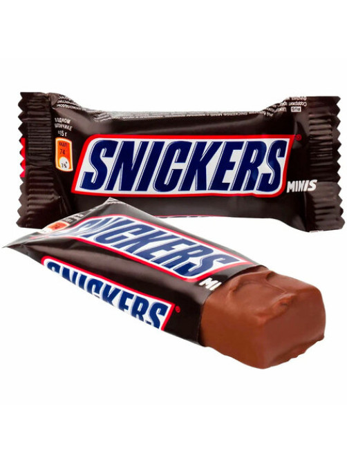 Батончики шоколадные мини SNICKERS 