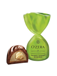 Конфеты шоколадные O'ZERA с цельным фундуком, 500 г, УК753