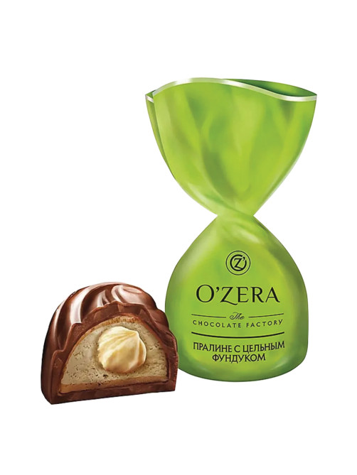 Конфеты шоколадные O'ZERA с цельным фундуком, 500 г, УК753