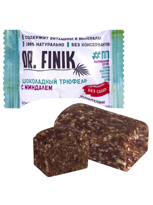 Конфеты финиковые DR.FINIK ассорти (фундук, миндаль, грецкий орех, кунжут), без сахара, 1000 г