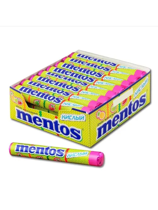 Жевательное драже MENTOS (Ментос) 