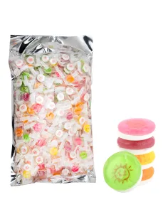 Карамель леденцовая SUNNY CANDY, микс вкусов с аскорбинкой, в индивидуальной упаковке, 1000 г