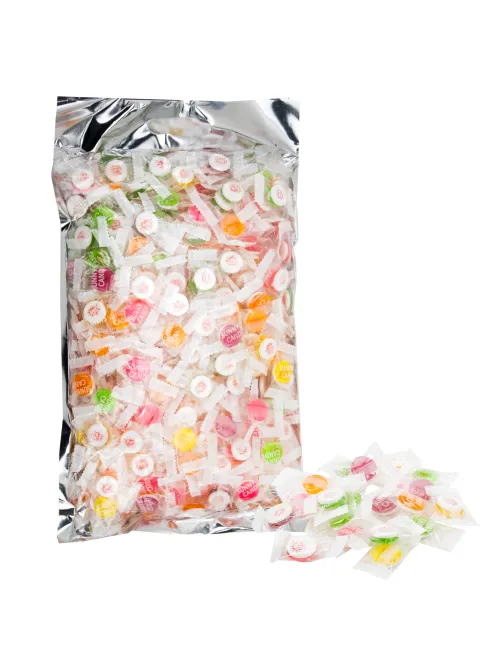 Карамель леденцовая SUNNY CANDY, микс вкусов с аскорбинкой, в индивидуальной упаковке, 1000 г