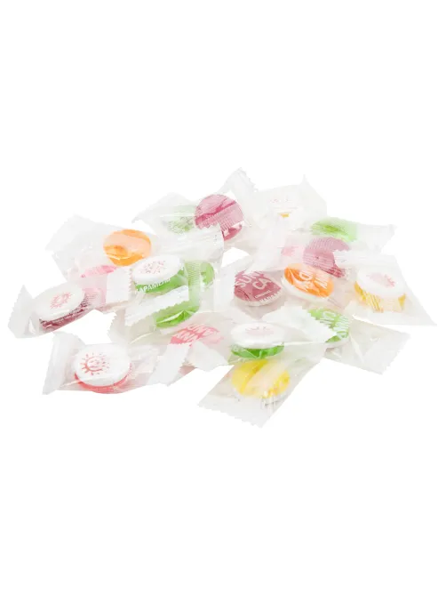 Карамель леденцовая SUNNY CANDY, микс вкусов с аскорбинкой, в индивидуальной упаковке, 1000 г