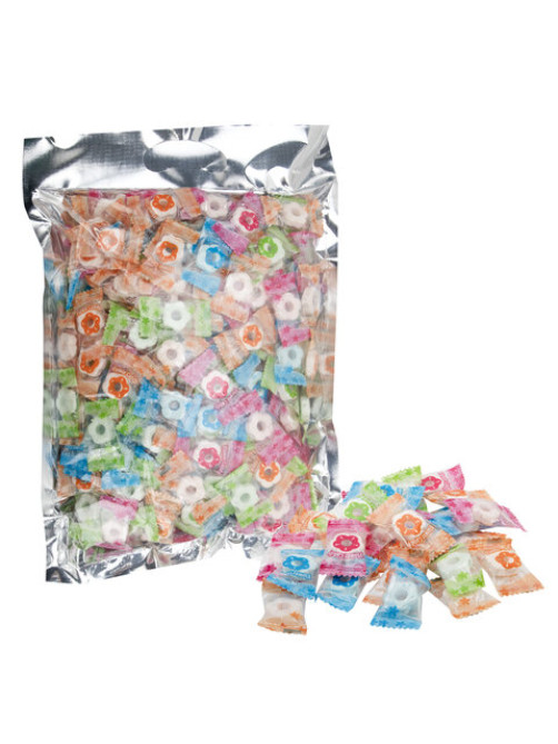 Карамель освежающая FLOWER CANDY, микс вкусов, БЕЗ САХАРА, 500 г