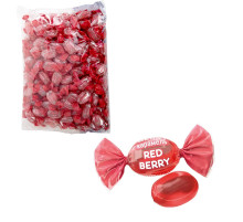 Карамель леденцовая RED BERRY с ягодным вкусом, 1 кг, РВК757