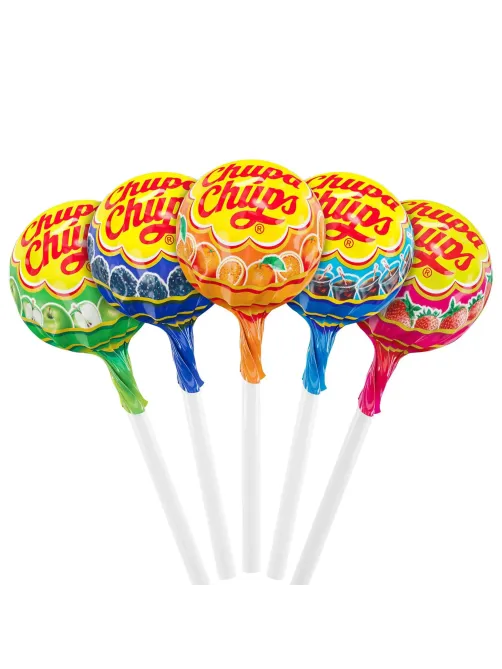 Карамель CHUPA CHUPS (Чупа-Чупс) фруктовая с соком + кола, 12 г, 61888