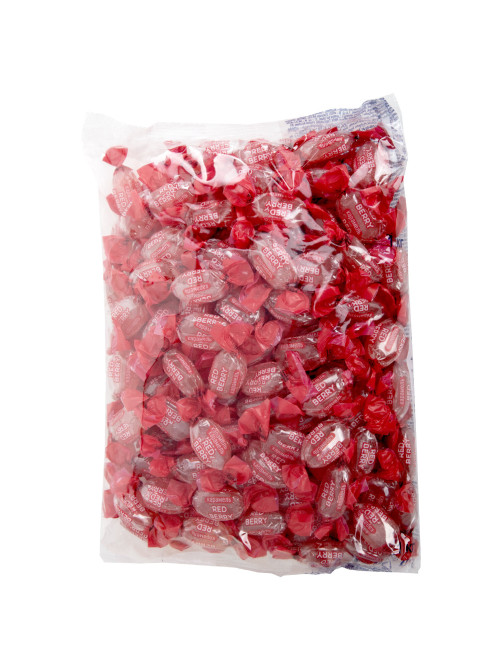 Карамель леденцовая RED BERRY с ягодным вкусом, 1 кг, РВК757