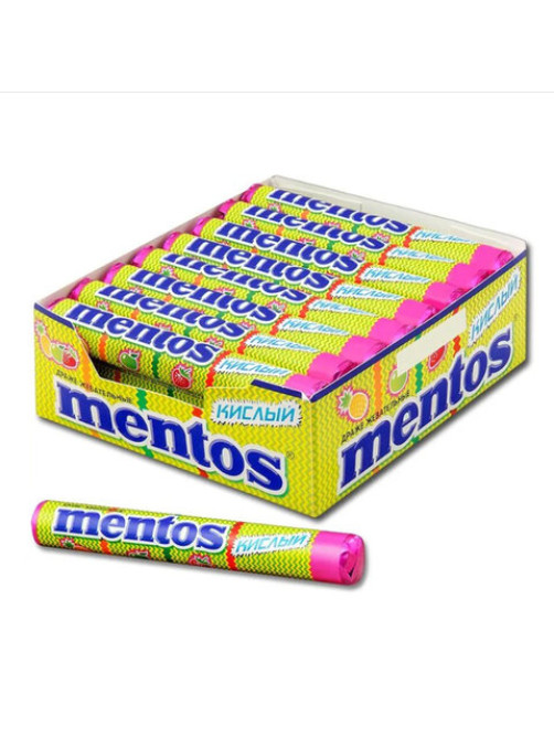 Жевательное драже MENTOS (Ментос) 