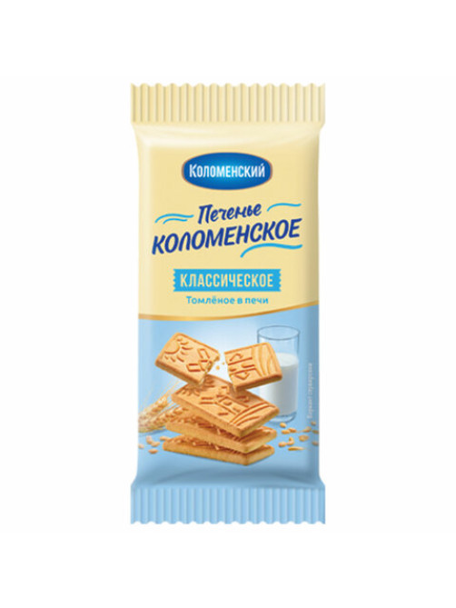 Печенье сахарное классическое КОЛОМЕНСКОЕ, 30 шт. по 30 г, в шоубоксе
