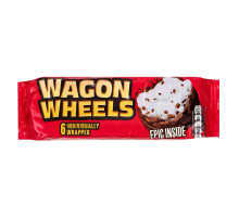 Печенье бисквитное глазированное WAGON WHEELS с суфле 220 г