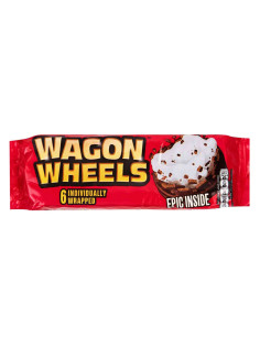 Печенье бисквитное глазированное WAGON WHEELS с суфле 220 г