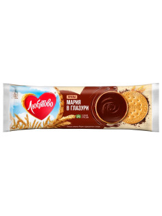 Печенье затяжное глазированное ЛЮБЯТОВО 